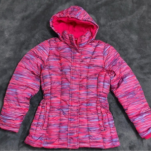 Puffy coat girls size 14 snow‎ jacket heavyweight fleece lined